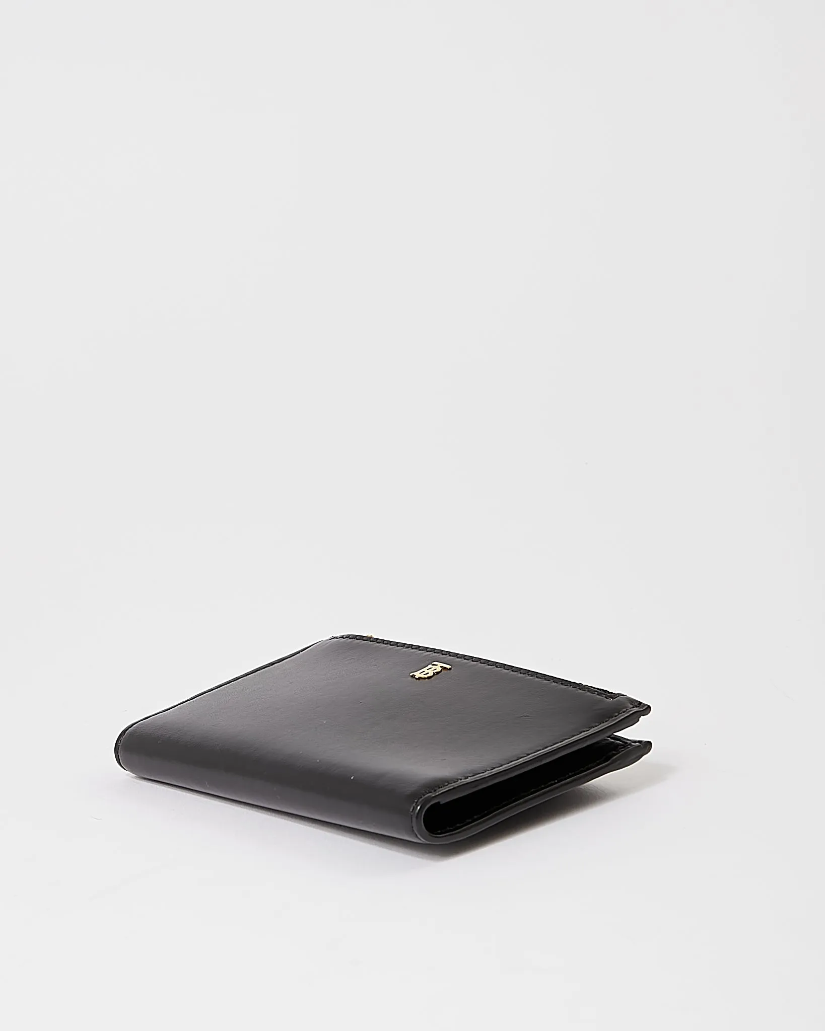 Burberry Black Leather Card Holder Chain