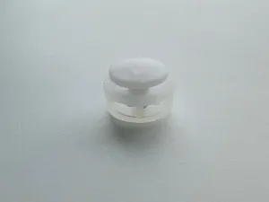 Button Toggle - Clear & White