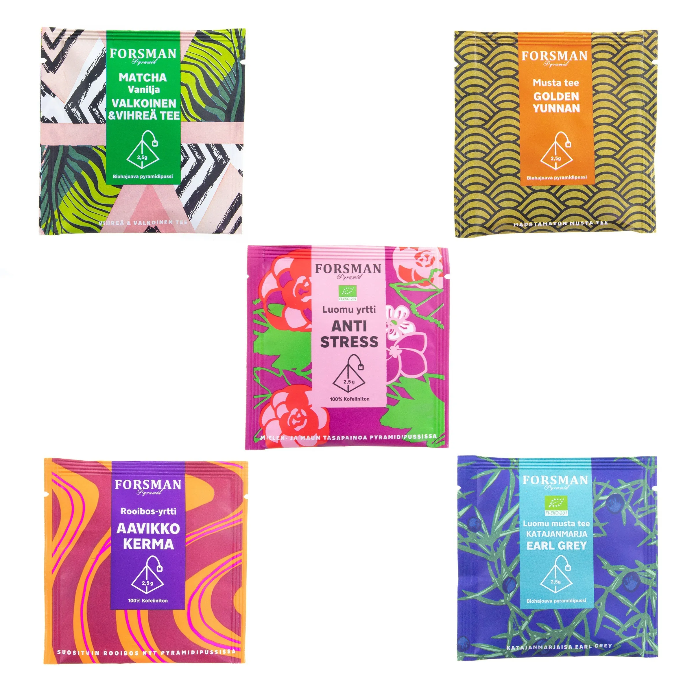 Cafe box B | 20 x 2.5g | - pyramid tea