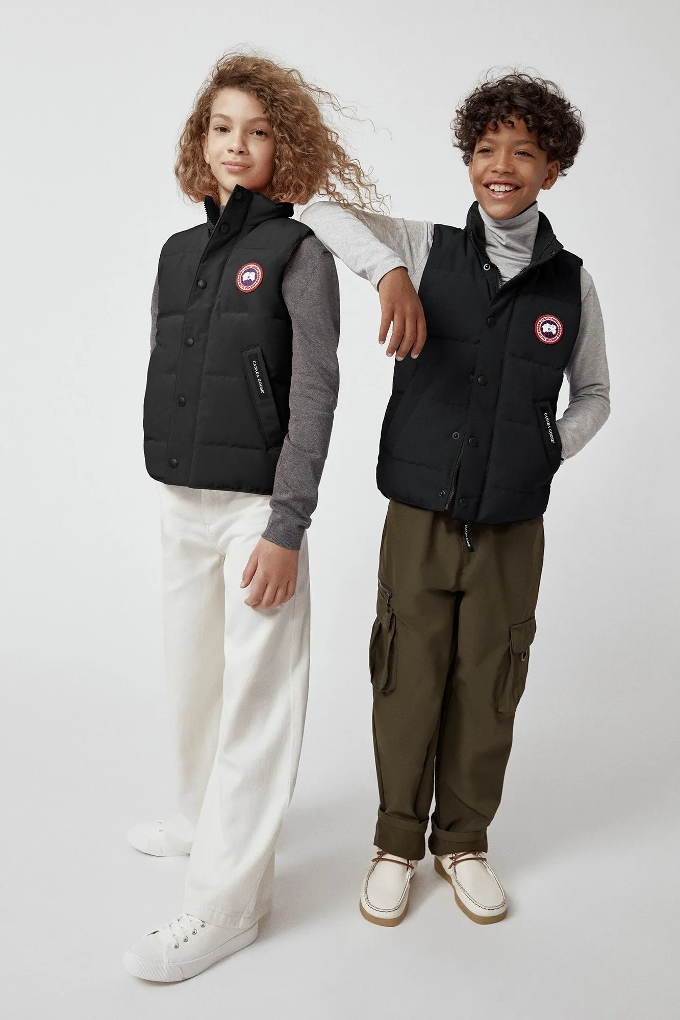 Canada Goose Youth Vanier Down Vest - Black