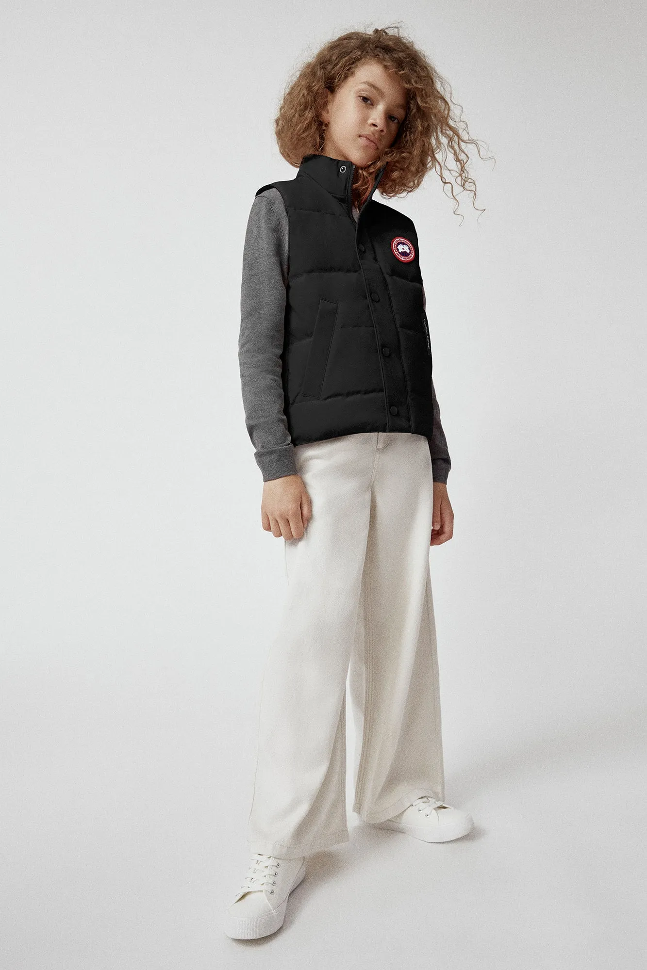 Canada Goose Youth Vanier Down Vest - Black