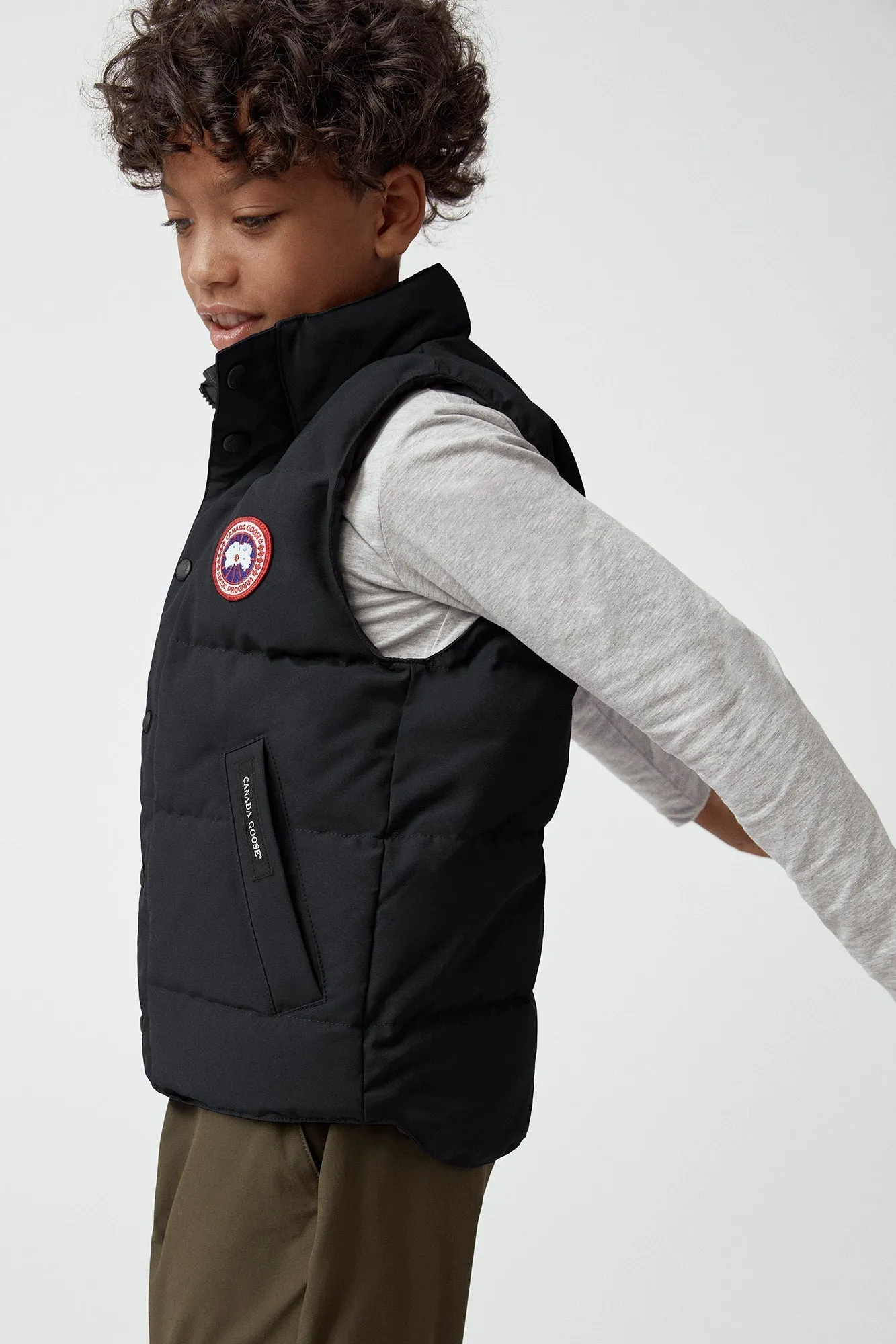 Canada Goose Youth Vanier Down Vest - Black