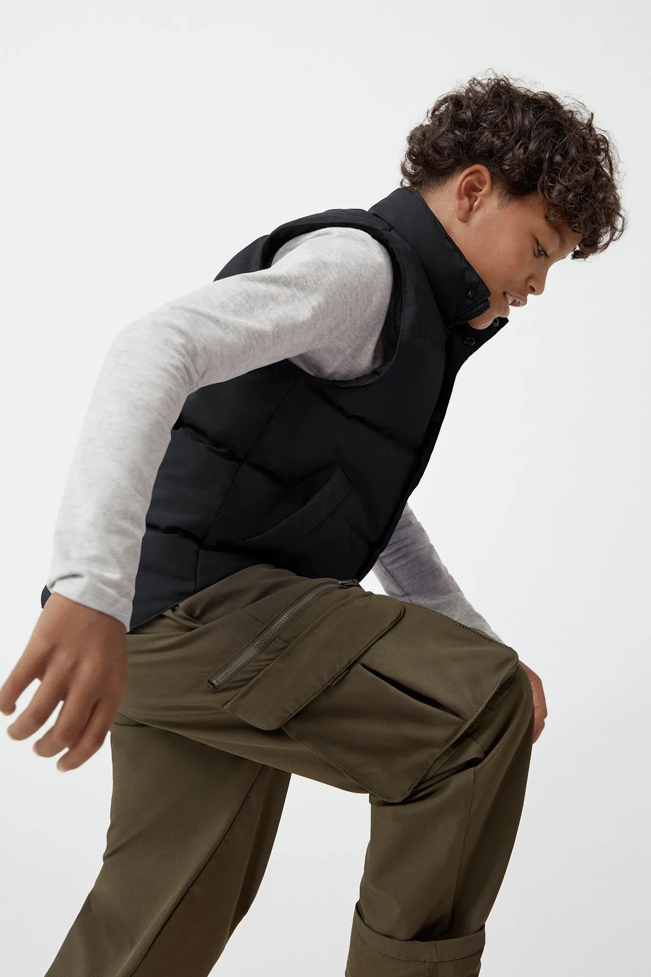 Canada Goose Youth Vanier Down Vest - Black