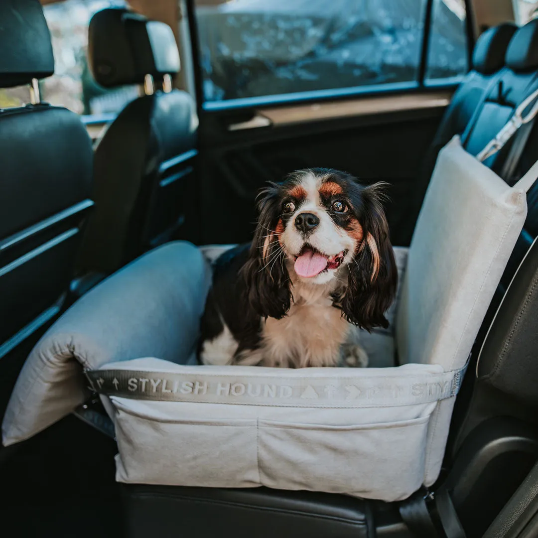 Car Seat and Travel Home Soft Grey   Isofix Safety Belt