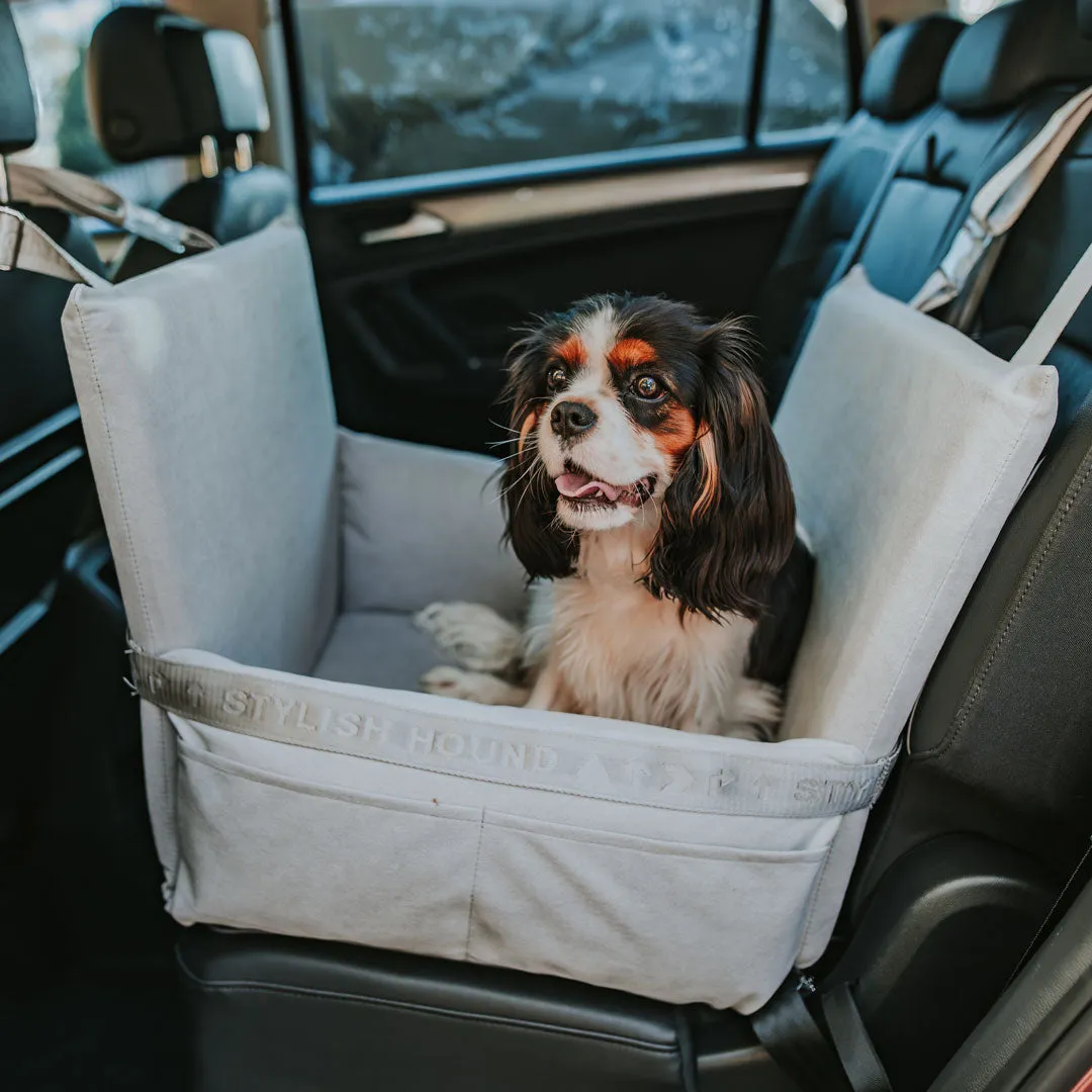 Car Seat and Travel Home Soft Grey   Isofix Safety Belt