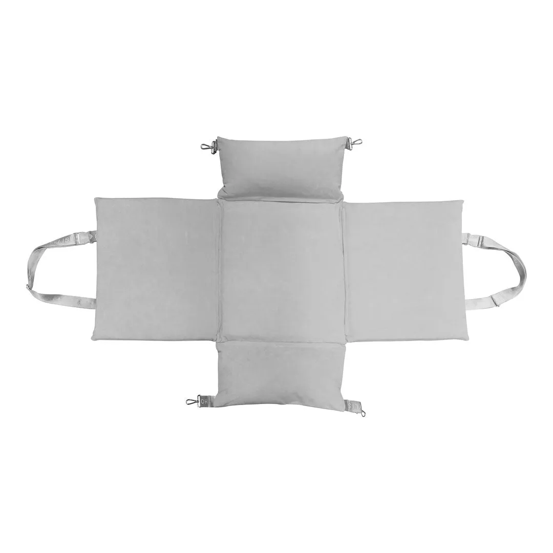 Car Seat and Travel Home Soft Grey   Isofix Safety Belt