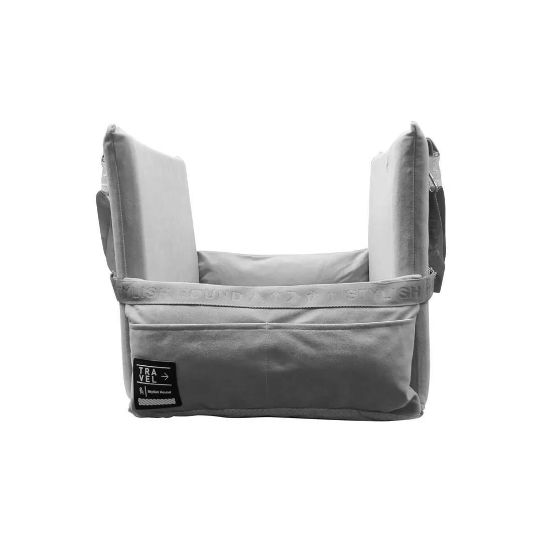 Car Seat and Travel Home Soft Grey   Isofix Safety Belt
