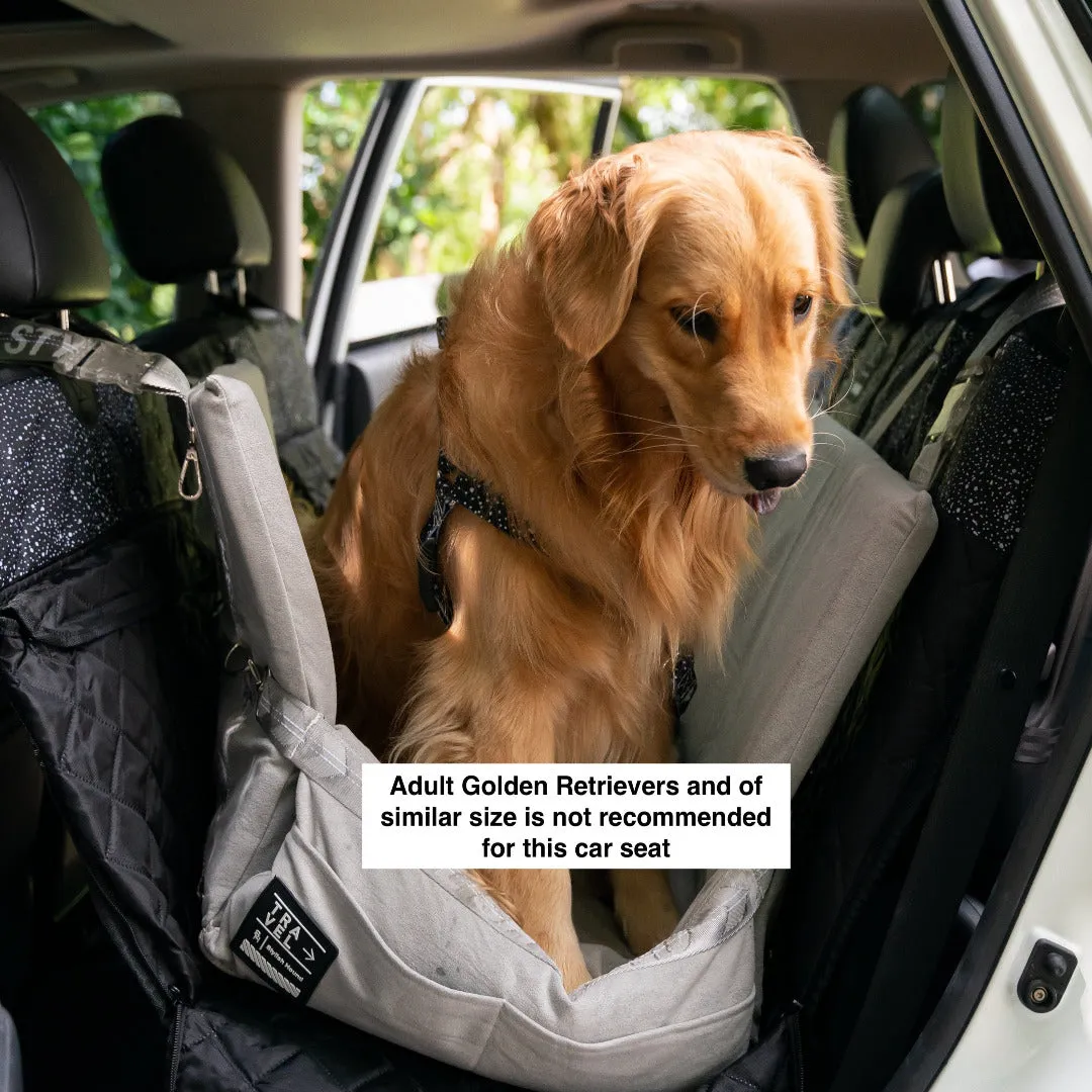 Car Seat and Travel Home Soft Grey   Isofix Safety Belt