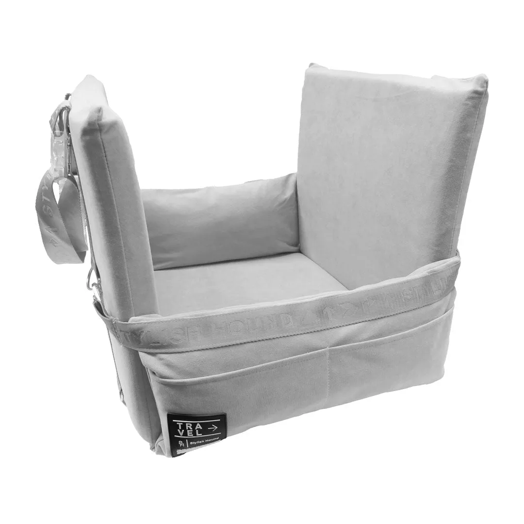 Car Seat and Travel Home Soft Grey   Isofix Safety Belt