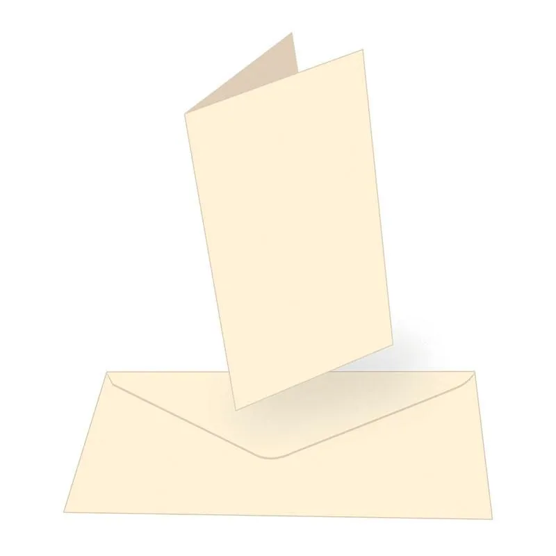 Card   Envelope Set - Cream Tall