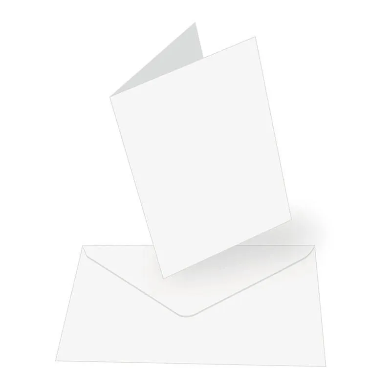 Card   envelope set - White  A6