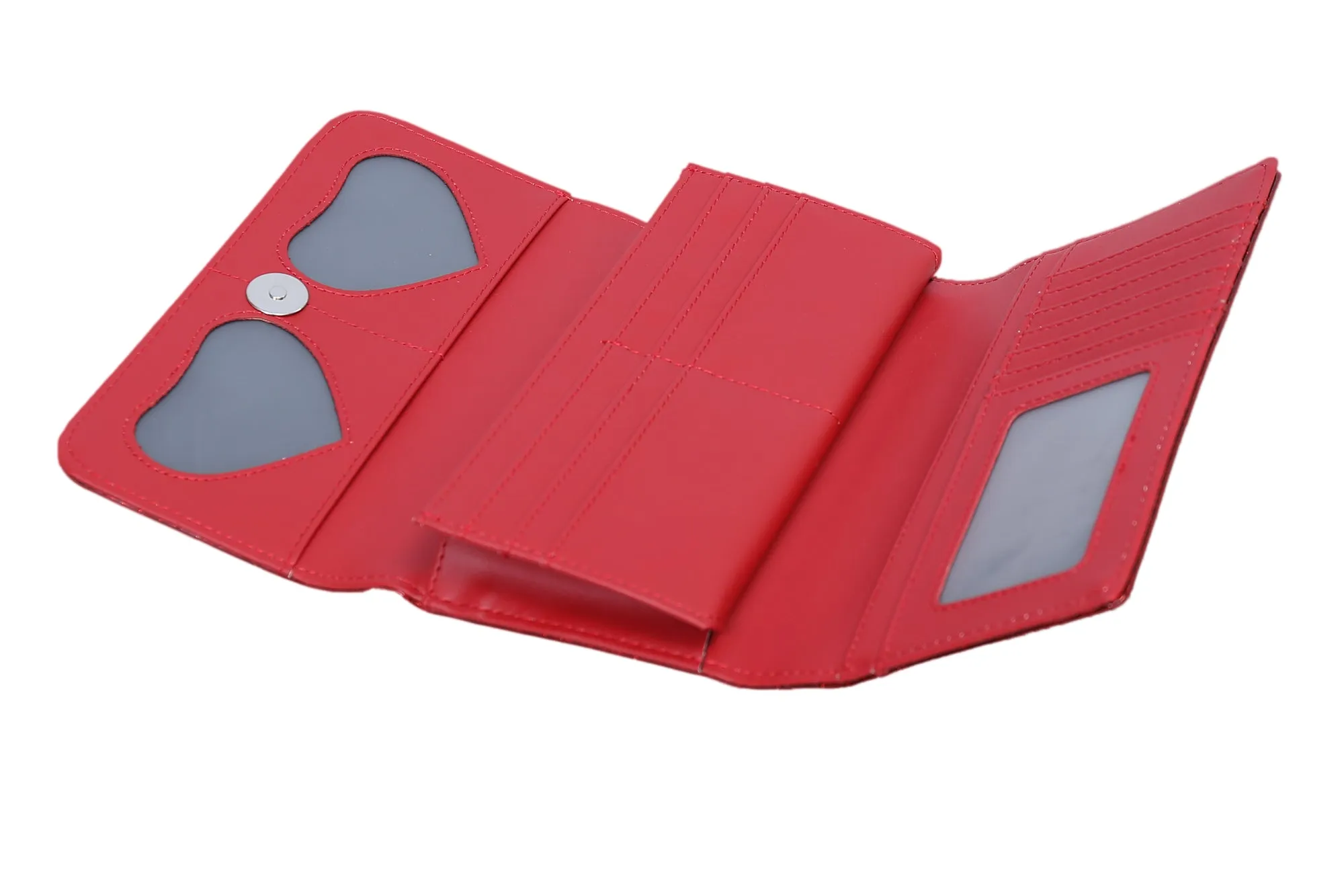 Card Suit Wallet - Red Rum Sparkle