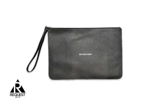 Cash Zipped Clutch Bag "Black"
