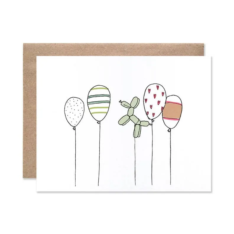 Celebratory Balloons Card
