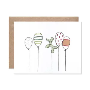 Celebratory Balloons Card