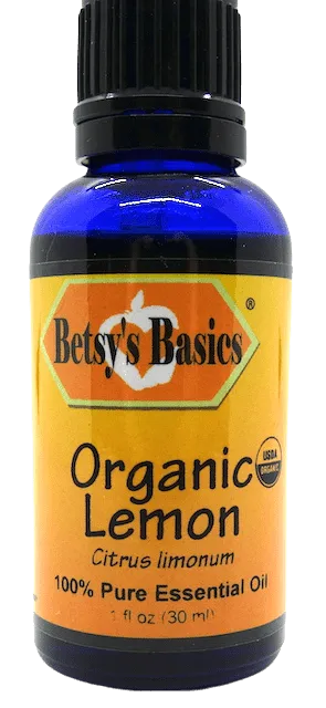 Certified Organic Lemon Essential Oil, 1 oz