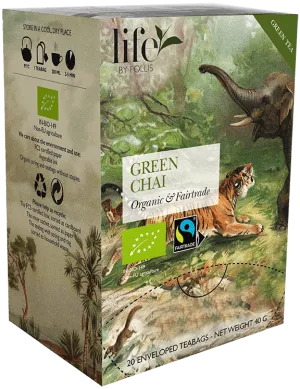 Chai Green tea Life by Follis 20 Teabags