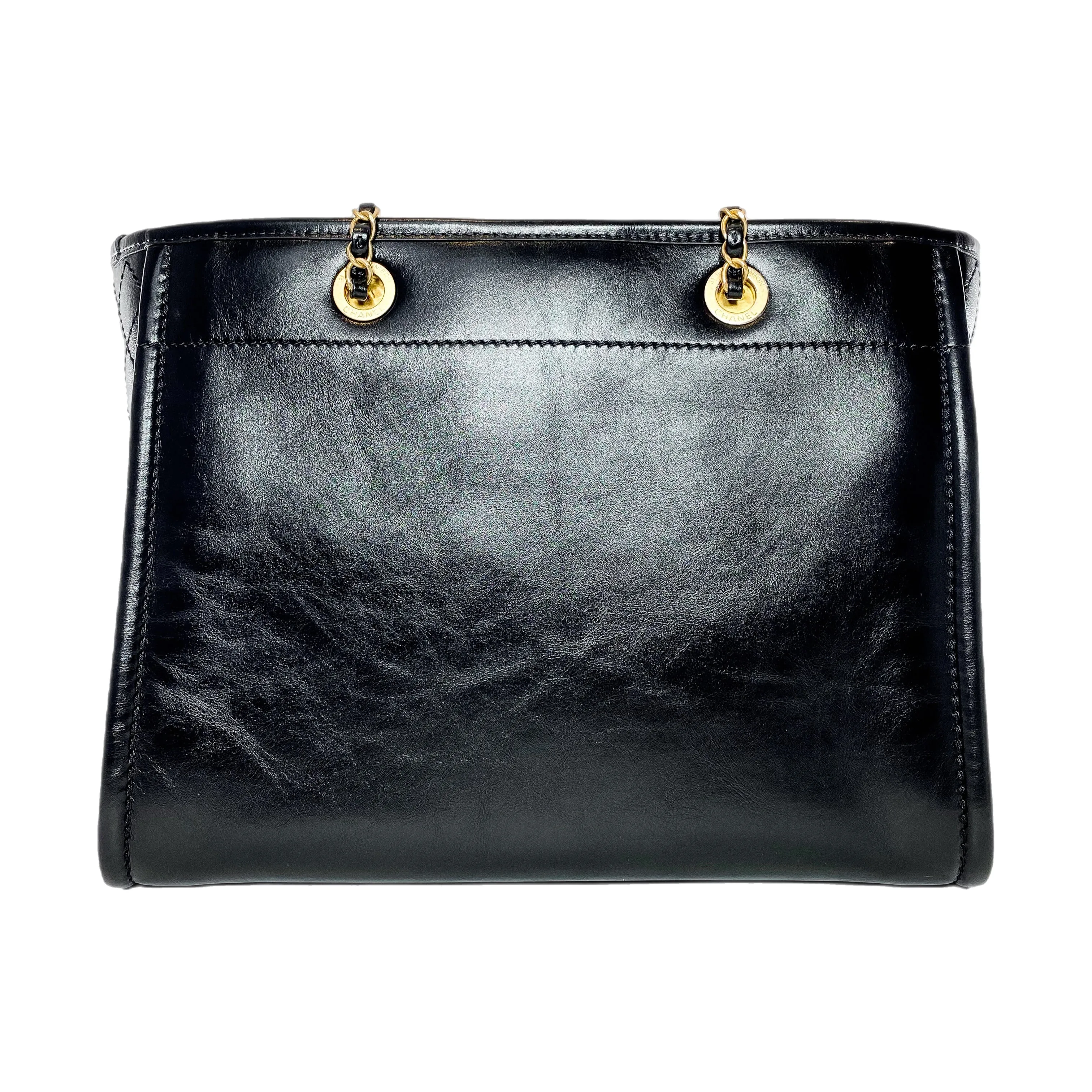 Chanel Black Charms Medium Deauville