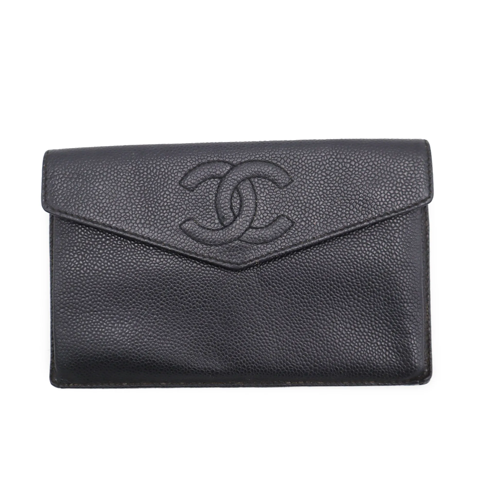Chanel Caviar Timeless CC Envelope Clutch
