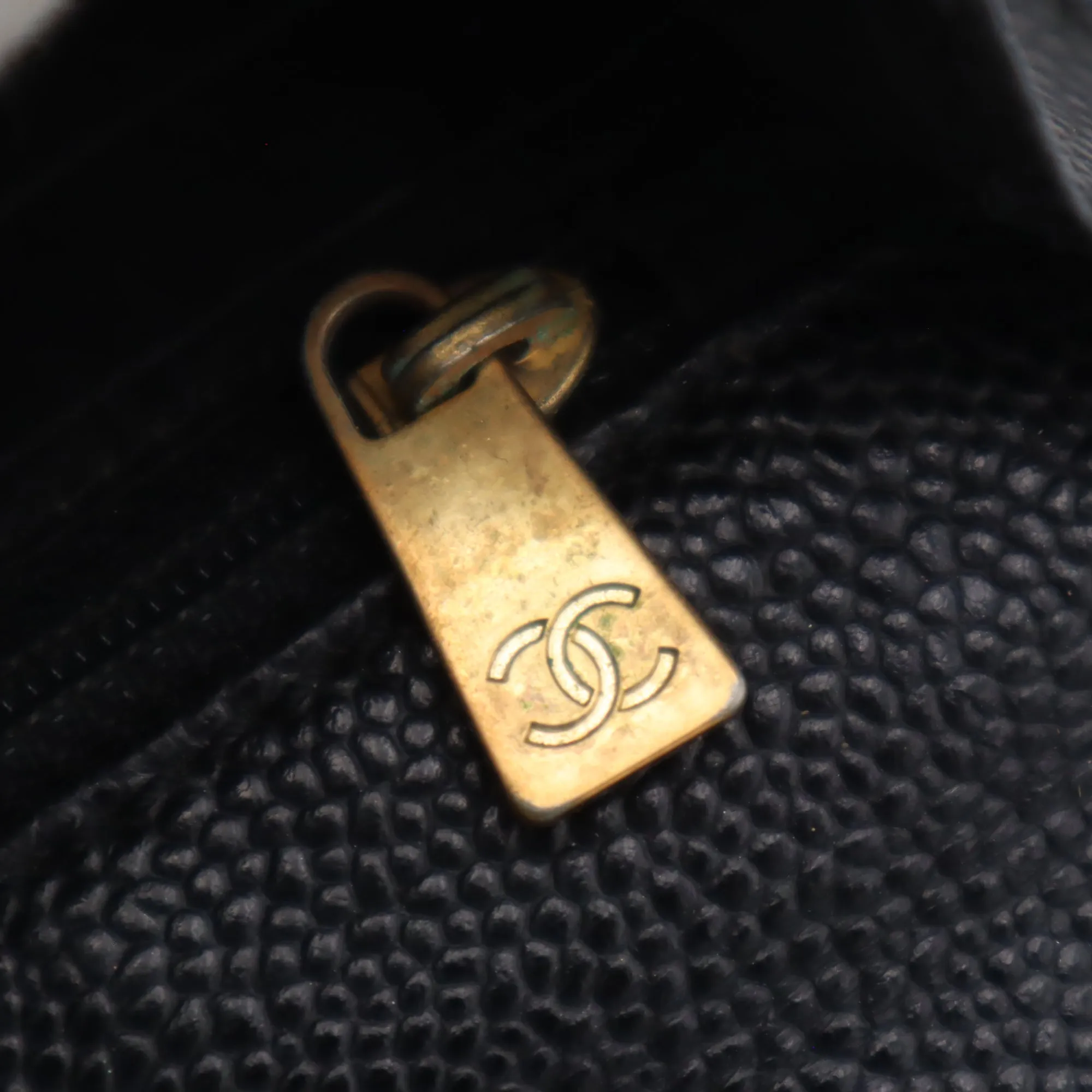 Chanel Caviar Timeless CC Envelope Clutch