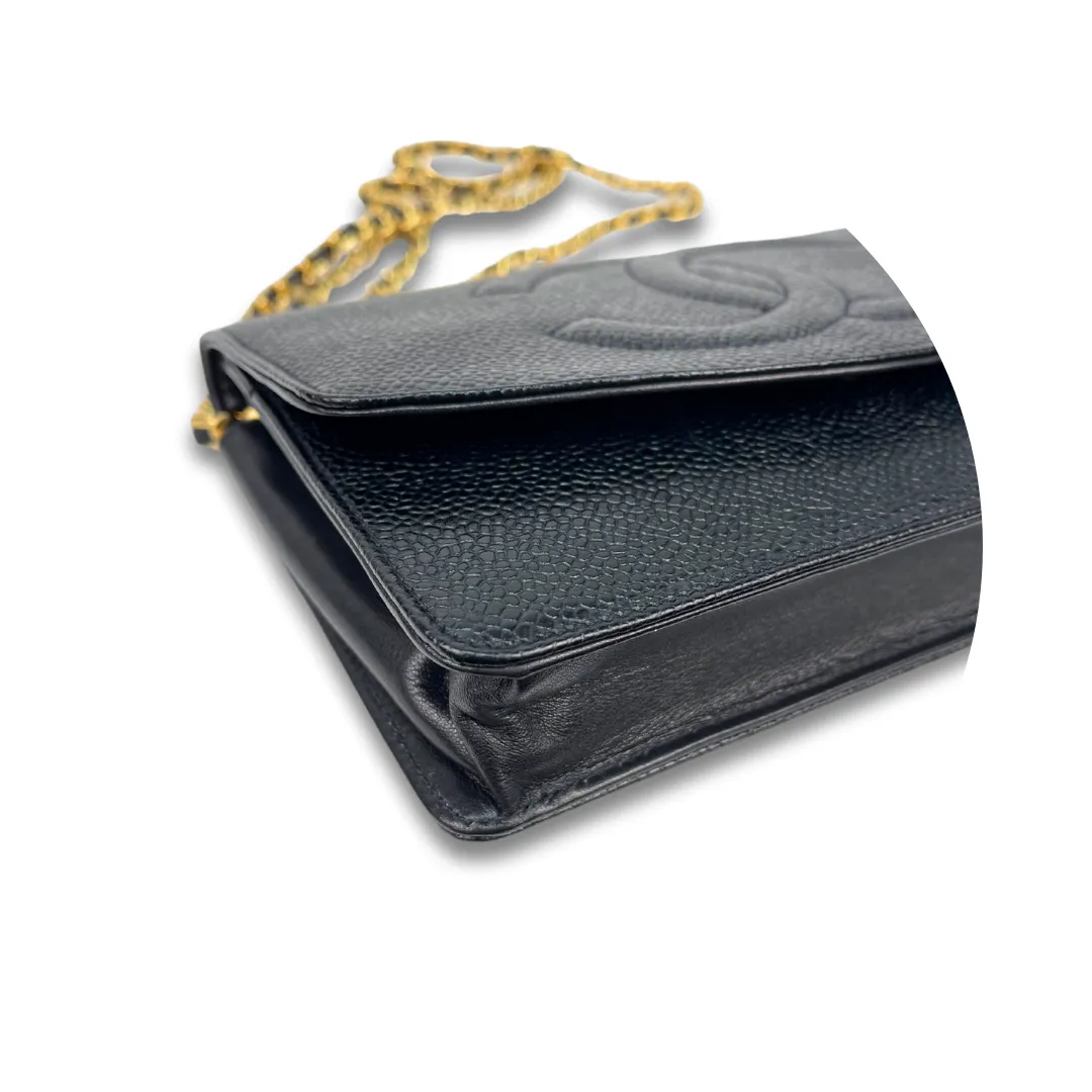 Chanel Caviar Timeless Wallet on Chain