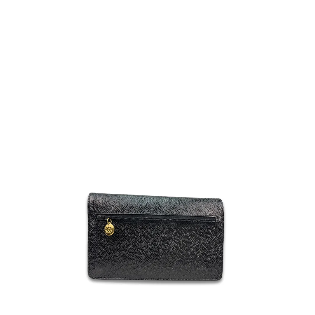 Chanel Caviar Timeless Wallet on Chain