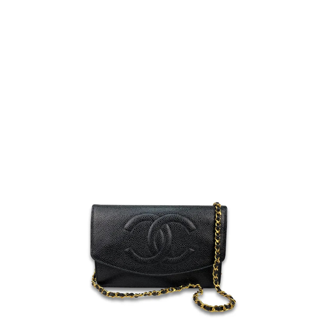 Chanel Caviar Timeless Wallet on Chain