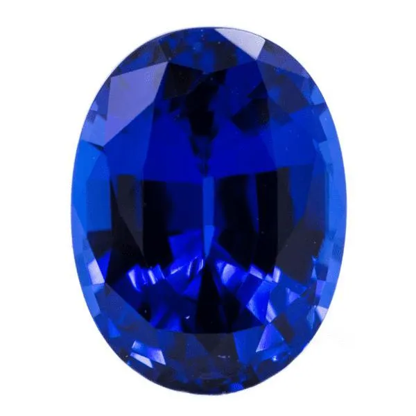 Chatham Lab-Grown Oval Blue Sapphire Stone Size