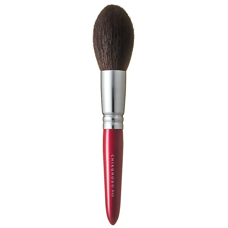 Chikuhodo Cheek Brush, Regular Series (R-C1 Black, RR-C1 Red)
