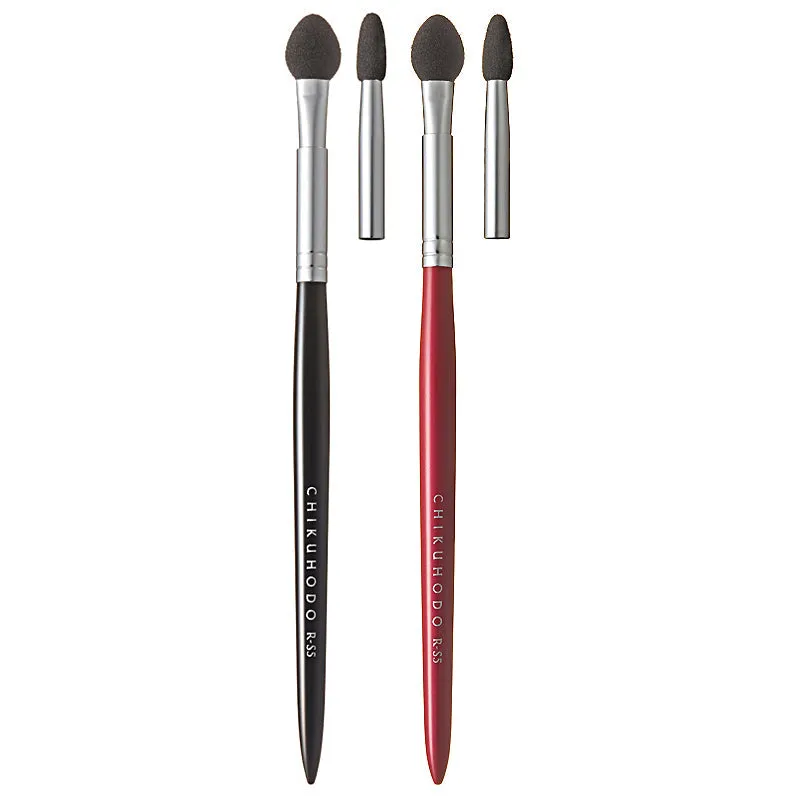 Chikuhodo Eyeshadow Tip, Regular Series (R-S5 Black, RR-S5 Red)