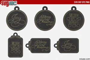 Christmas Foil Tags