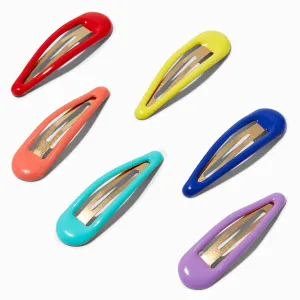Claire's Club Rainbow Snap Hair Clips - 6 Pack