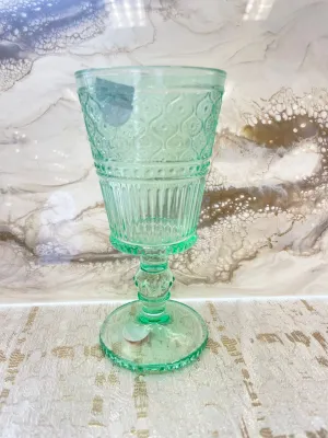 Claro goblet set of 4 -green #1254