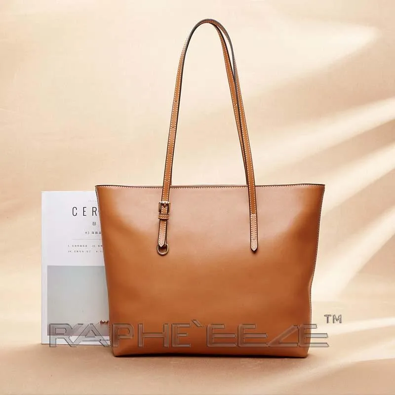 Classic Tote Bag for Woman - Brown Color