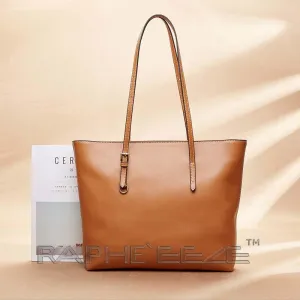Classic Tote Bag for Woman - Brown Color