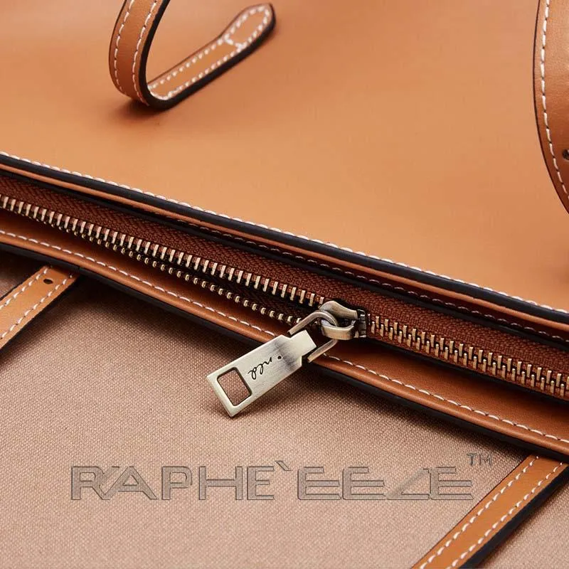 Classic Tote Bag for Woman - Brown Color
