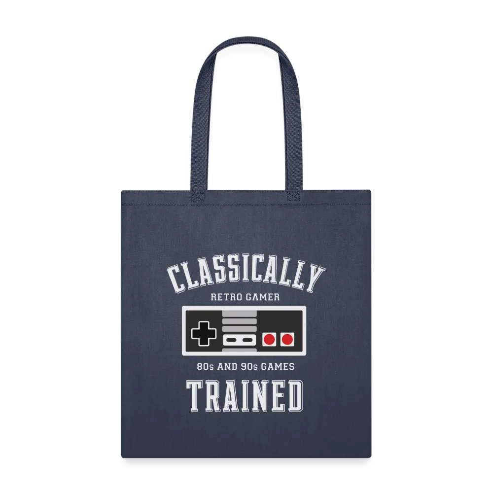 Classically Trained 8-Bit Tote Bag
