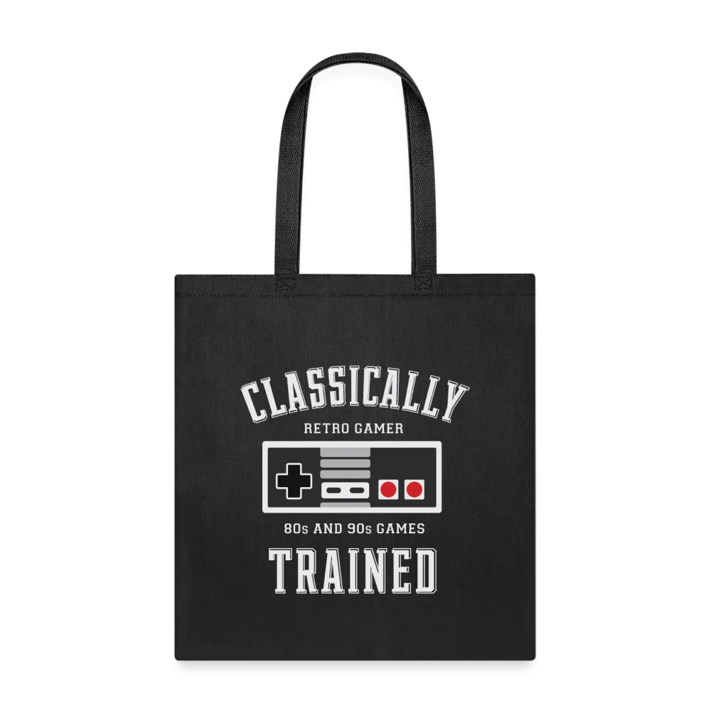 Classically Trained 8-Bit Tote Bag