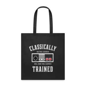 Classically Trained 8-Bit Tote Bag