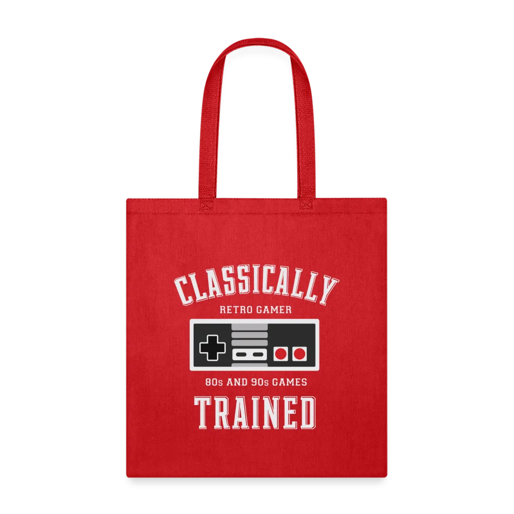 Classically Trained 8-Bit Tote Bag