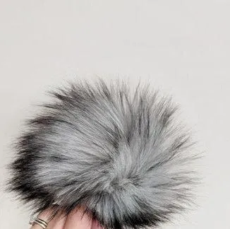 Classy Cashmere Detachable Faux Fur Pom
