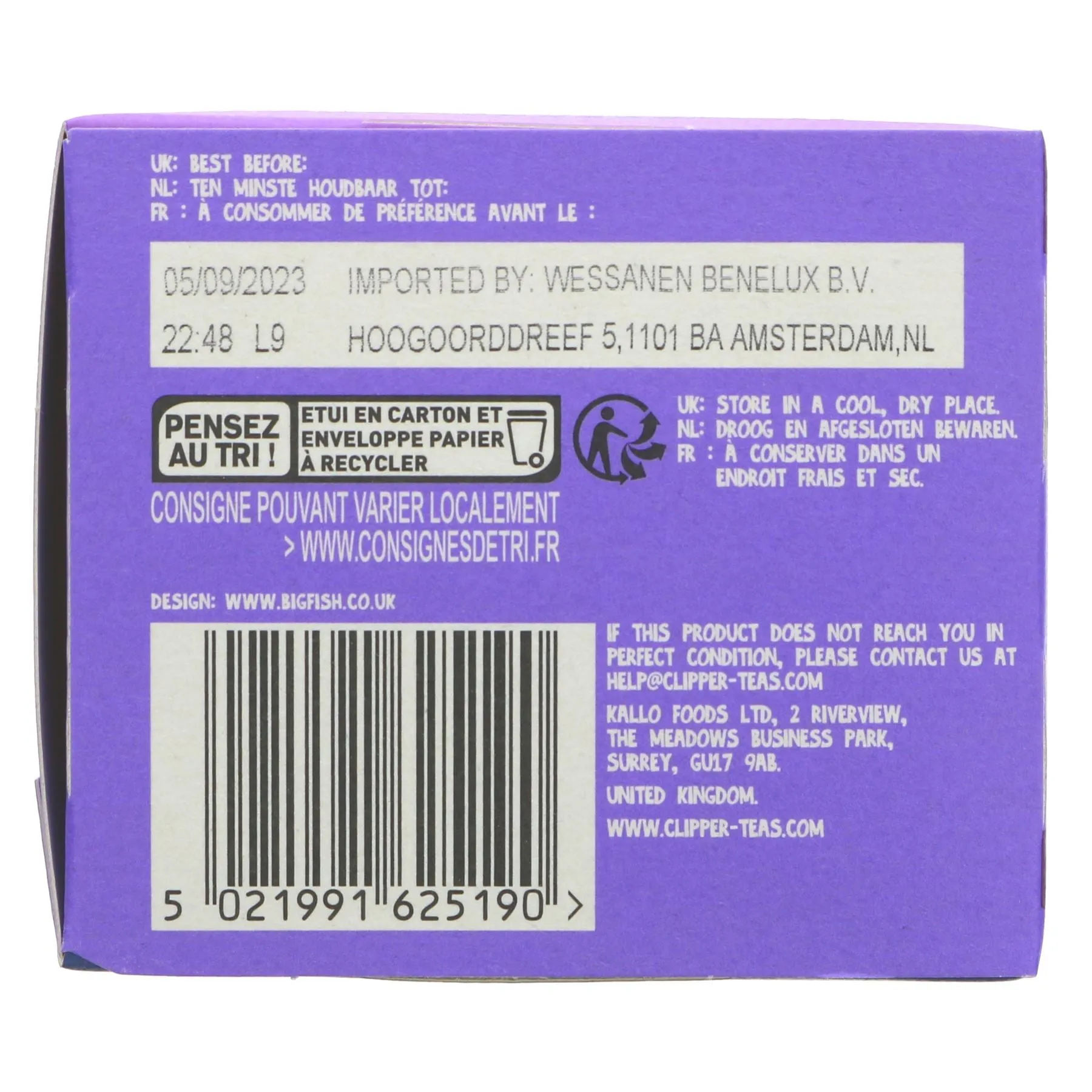 Clipper | Clipper Wild Berry Burst | 25 bags