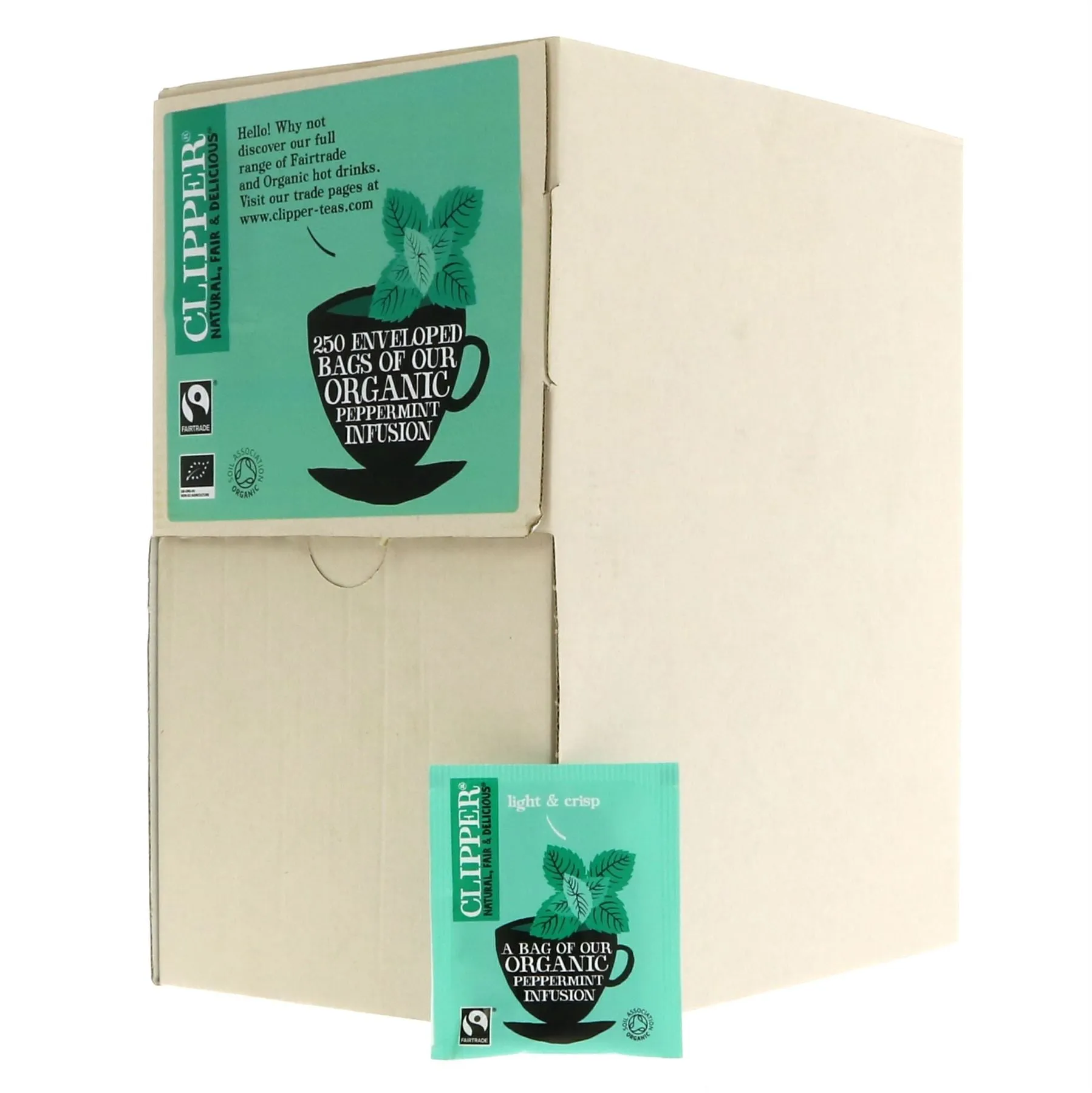 Clipper | Peppermint - Envelope, String & Tagged | 250 bags