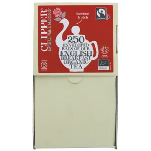 Clipper | Speciality English Breakfast - Envelope, String & Tagged | 250 bags