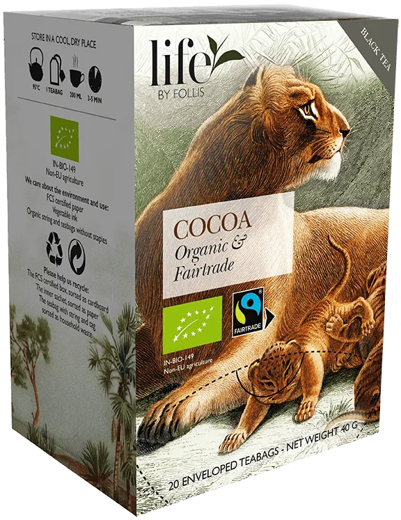 Cocoa Black tea Life by Follis 20 Teabags