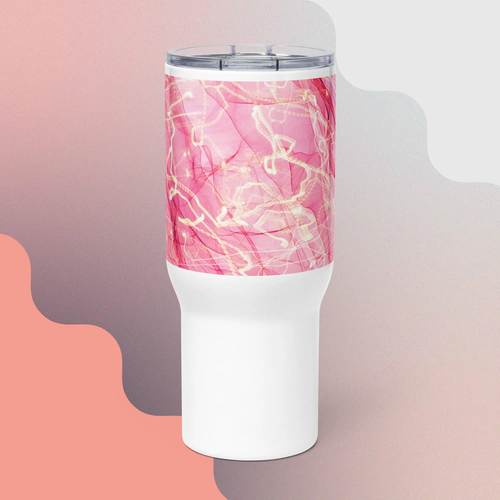 Coffee Cup, Travel Mug with a Handle, Travel Mug, Gift Idea