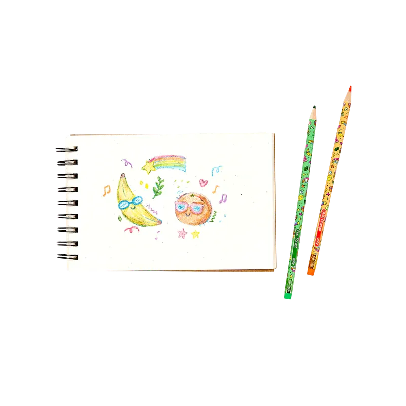 Color Doodlers Fruity Scented Erasable Colored Pencils - Set of 12