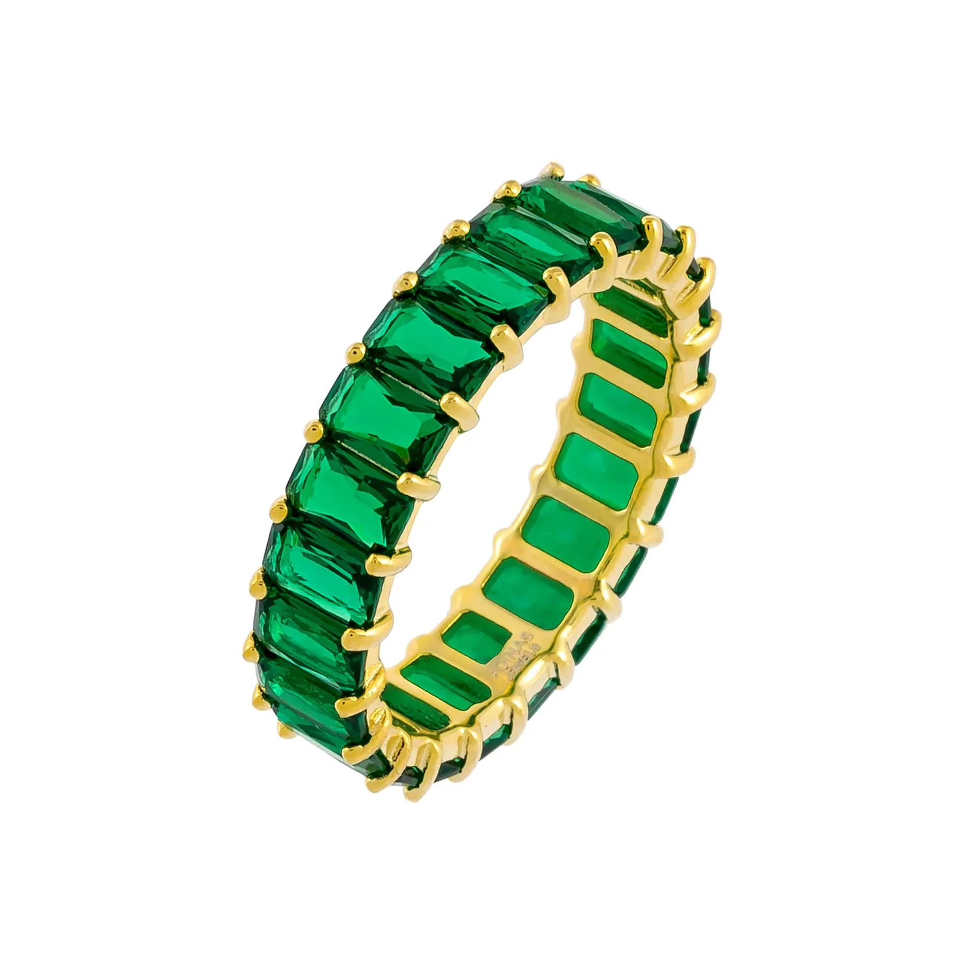 Colored Baguette Ring