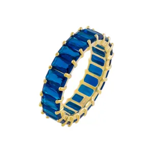 Colored Baguette Ring