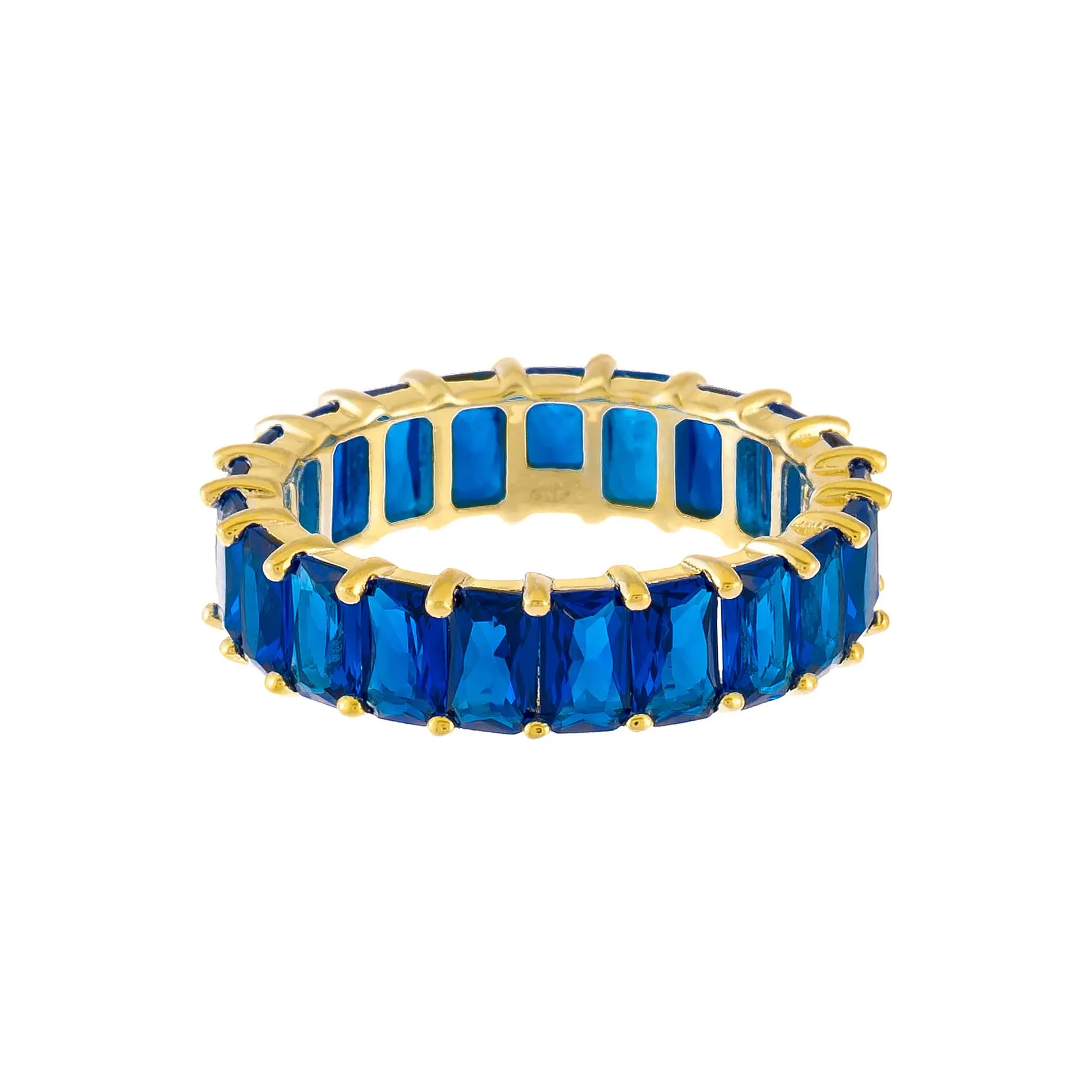 Colored Baguette Ring